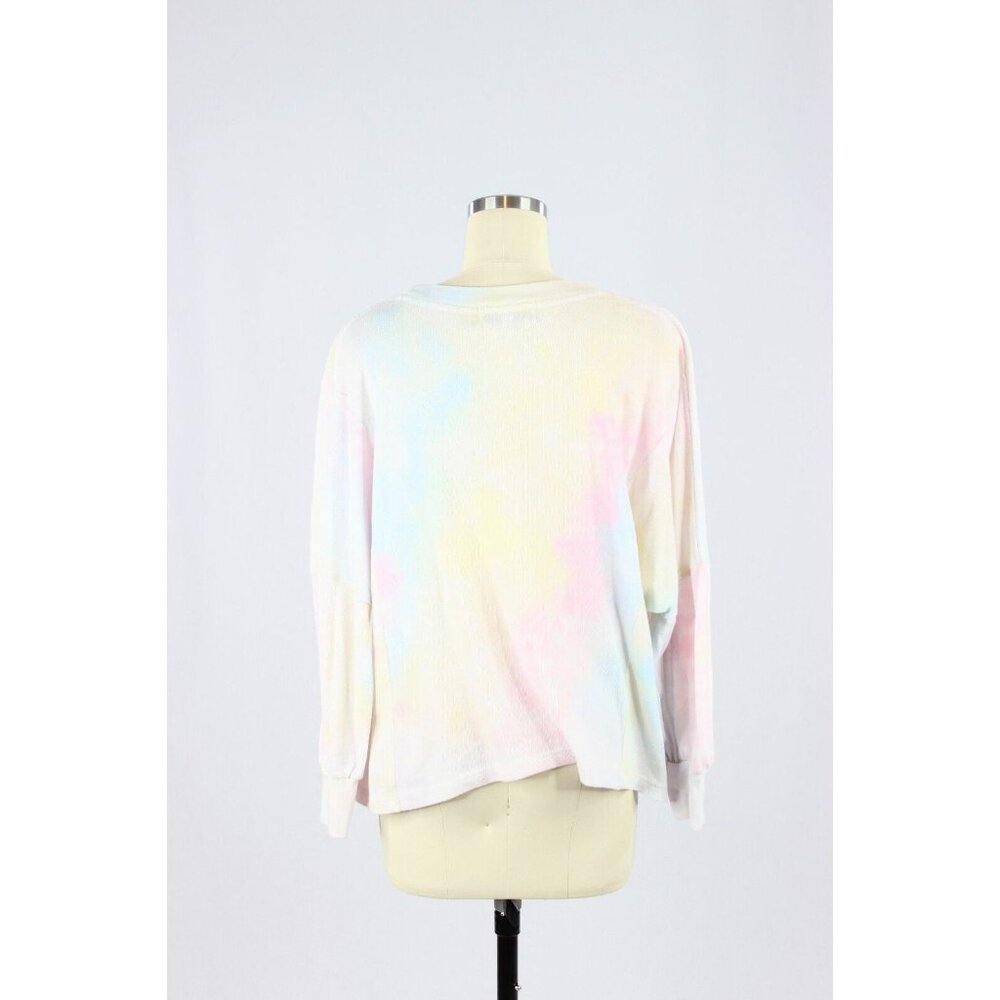 WILDFOX Aura Tie Dye Jersey Relaxed Oversized Dolman Sweatshirt, Size S - Picture 3 of 15
